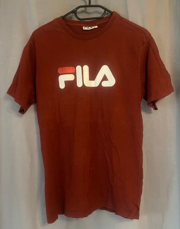 Tee-shirt »Fila »bordeaux et blanc 
