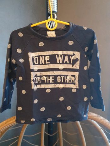 Sweat bleu 3 ans