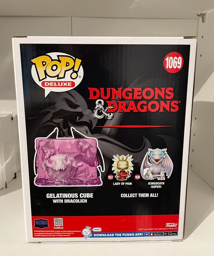 Funko Pop! 1069 - Dungeons & Dragons - Gelatinous cube with Dracolich - photo numéro 2