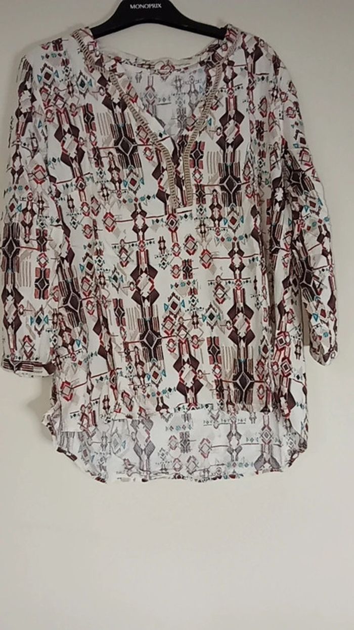 Blouse à motif bohème - Taille S