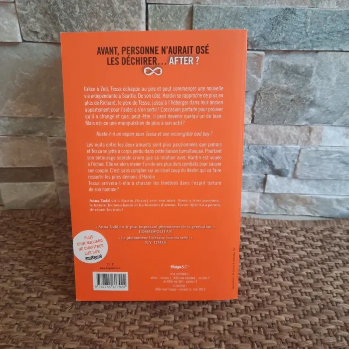 Livre broché After Avant ,personne n aurait osé les déchirer Anna Tood Saison 4 - photo numéro 2