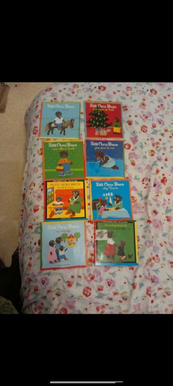 Lot de 8 livres petits ours brun