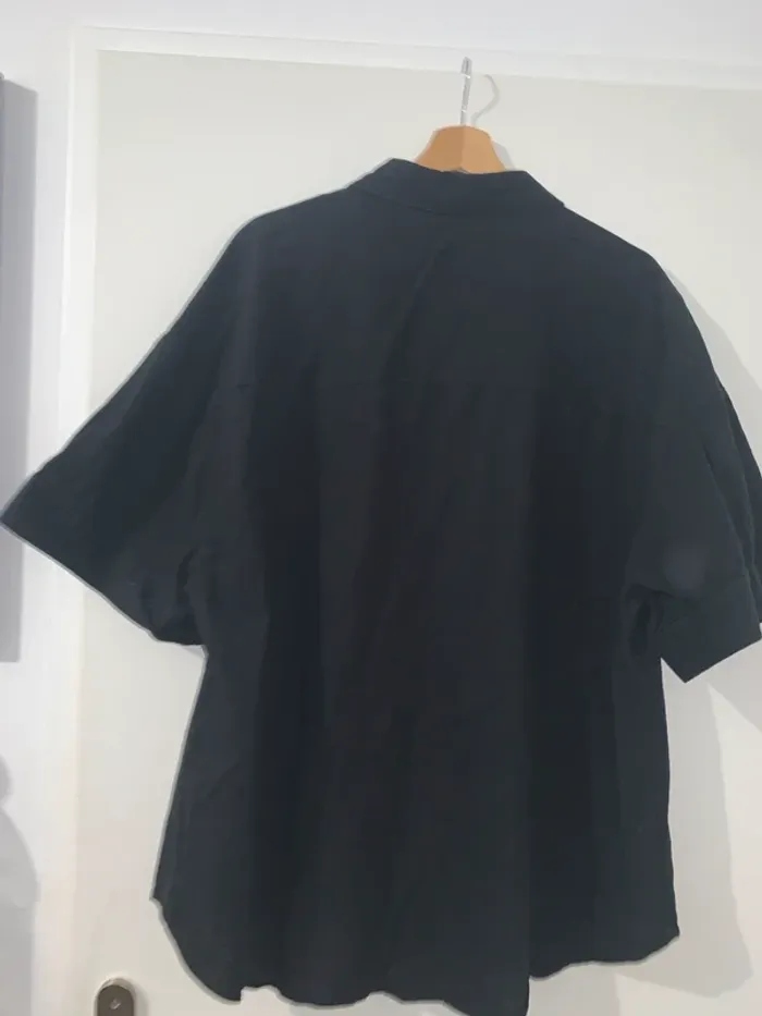 Chemise noir en coton - photo numéro 2