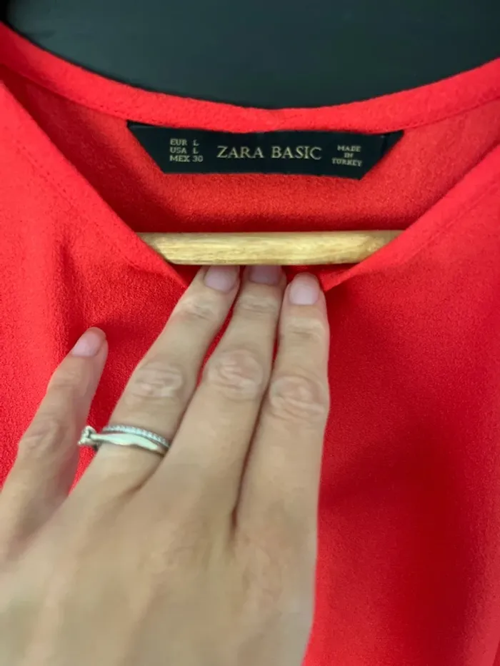 Robe rouge Zara - photo numéro 4