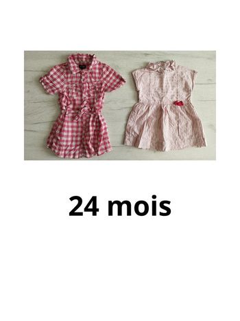 Lot robes 24 mois