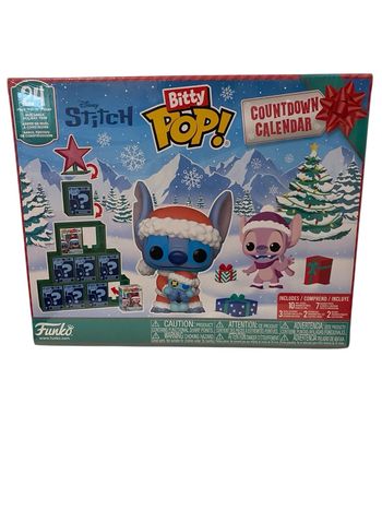 🎁 Calendrier de l’Avent Funko Bitty Pop! Stitch Disney – Neuf 🎄
