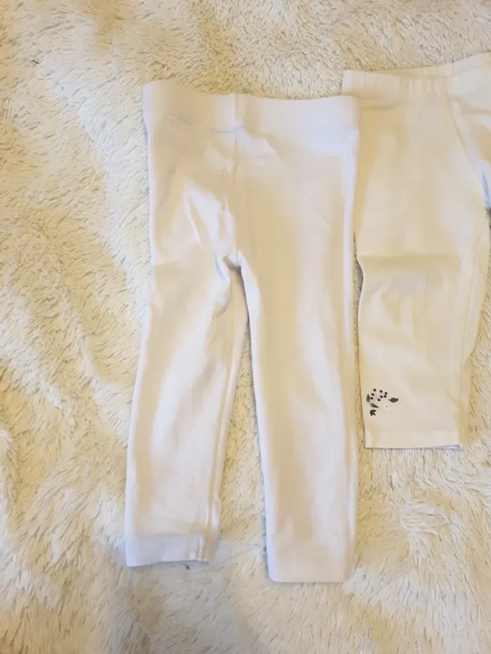 Lot 2 leggings 12mois - photo numéro 5