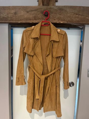 Veste trench camel