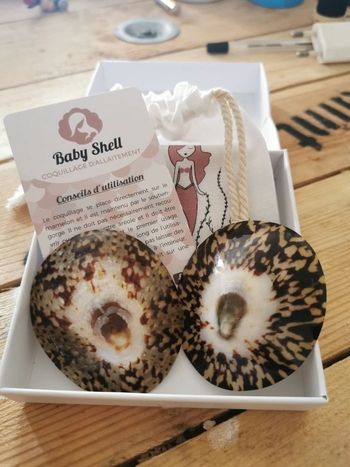 Coquillage d'allaitement taille L