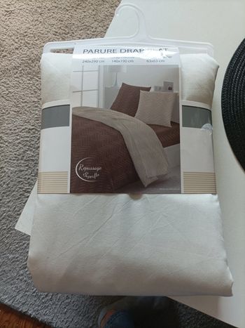 Parure  drap plat