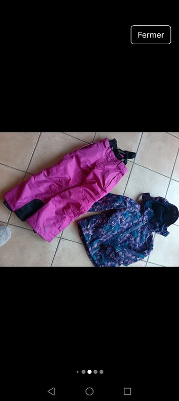 Combinaison et manteaux ski