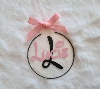 Boule de Noël personnalisée