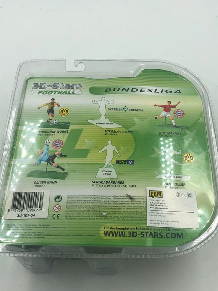 Figurine de collection Football Roy Makaay bayern de Munich 3-D Stars neuf - photo numéro 11