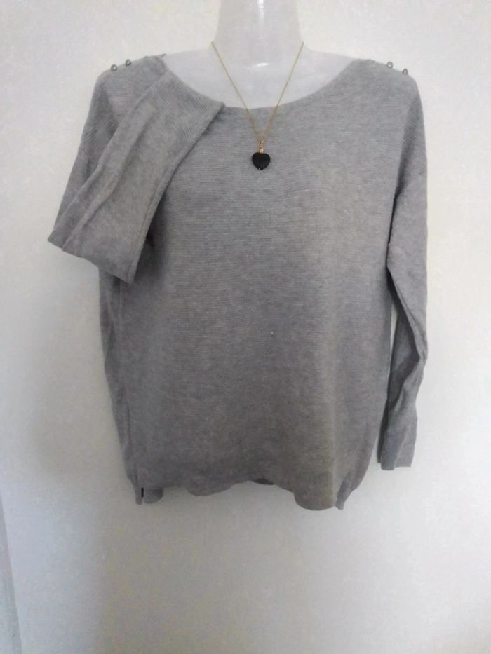 Petit pull gris S