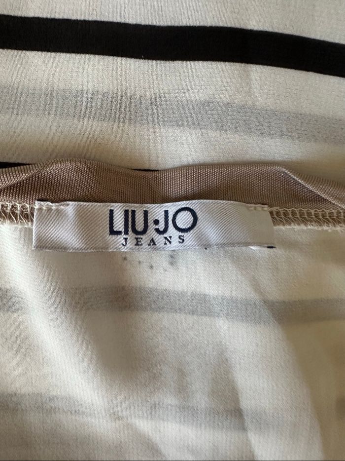 Blouse marinière noire et blanche Liu Jo T40 L - photo numéro 7