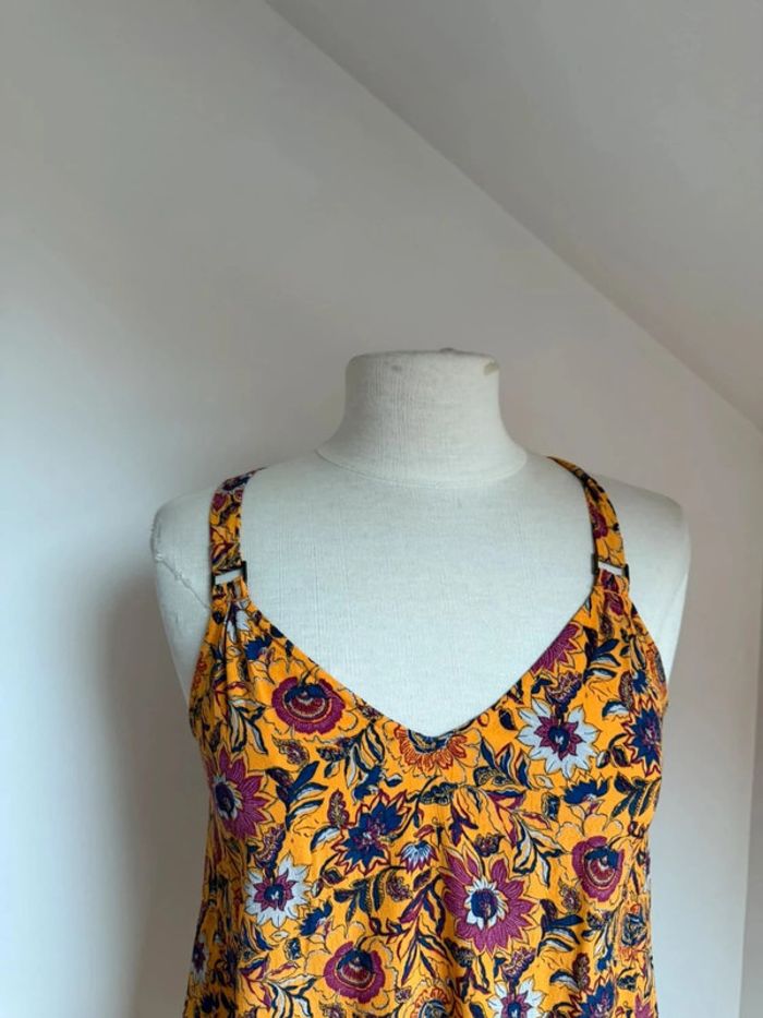 Superbe haut caraco neuf fluide fleuri Promod en viscose 🌸 38 M - photo numéro 2