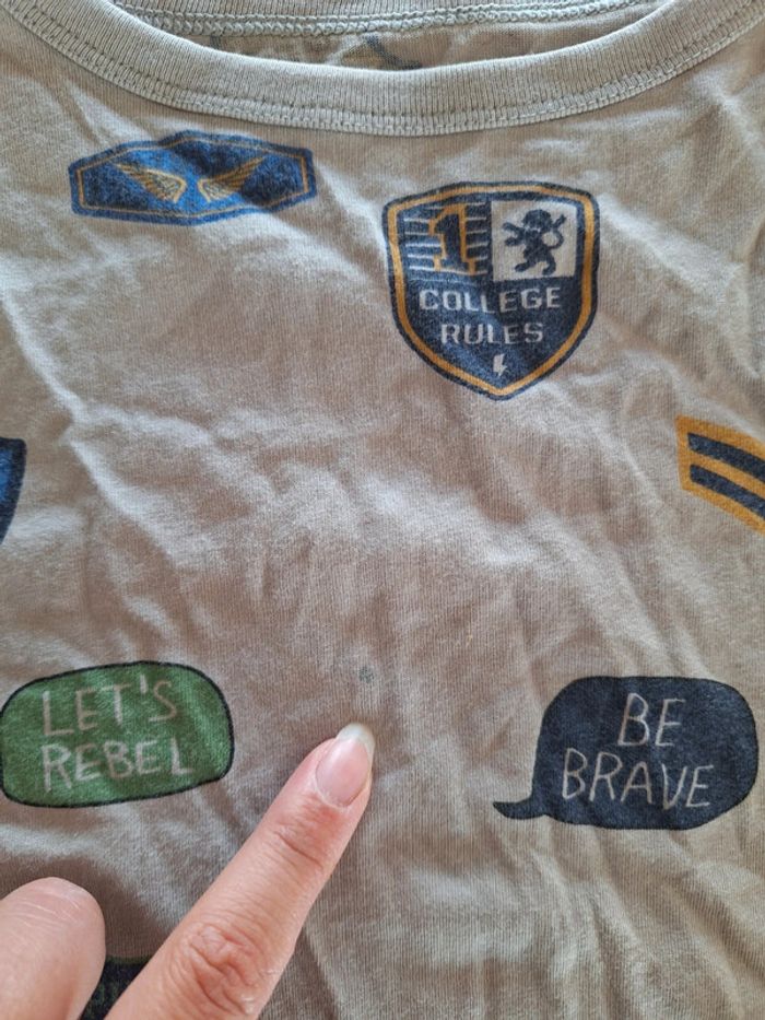 T-shirt manches longues pour garçon taille 6 ans Marque monoprix très bon état - photo numéro 4