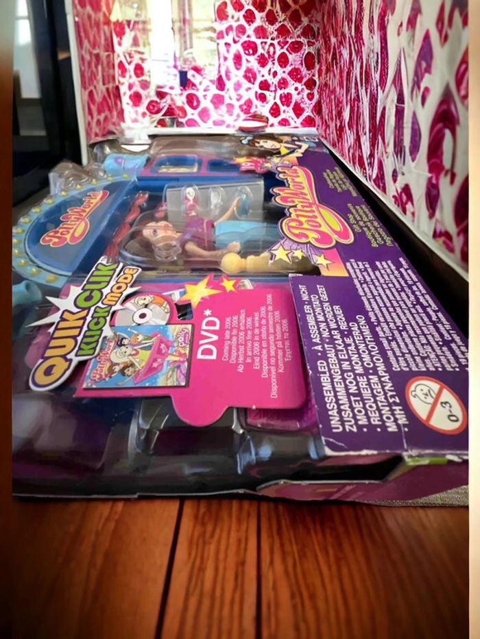 Neuf Mattel Polly Pocket 2006 PollyWorld boutique de Souvenirs Avec Lila 9cm - photo numéro 10