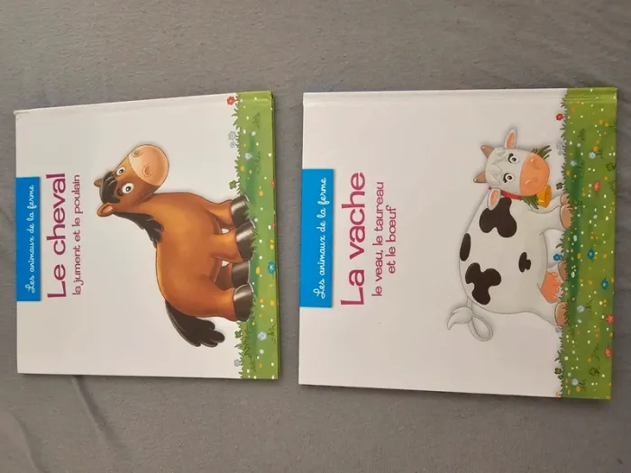 Lot de 2 livre de la collection les animaux de la ferme - photo numéro 2