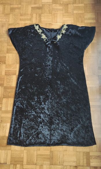 Robe effet velours