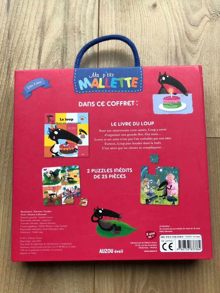 Mallette anniversaire Le Loup - photo numéro 4