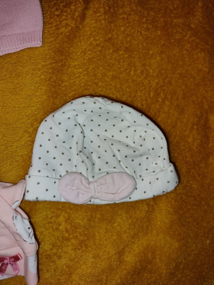 Lot Bonnet naissance - photo numéro 3