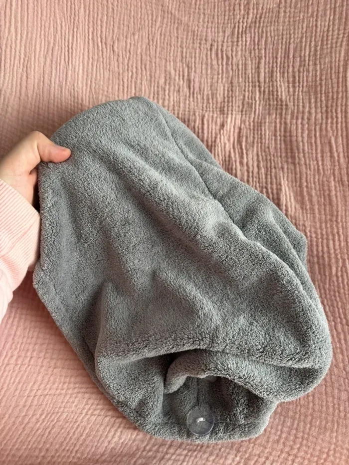 Serviette turban pour les cheveux - photo numéro 4