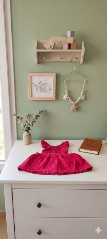 👗 Ravissante Robe Bordeaux - Bébé Fille