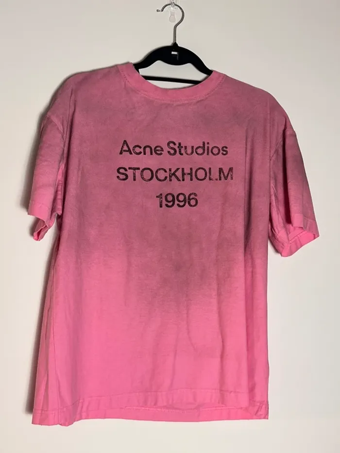 T shirt acné studios rose
