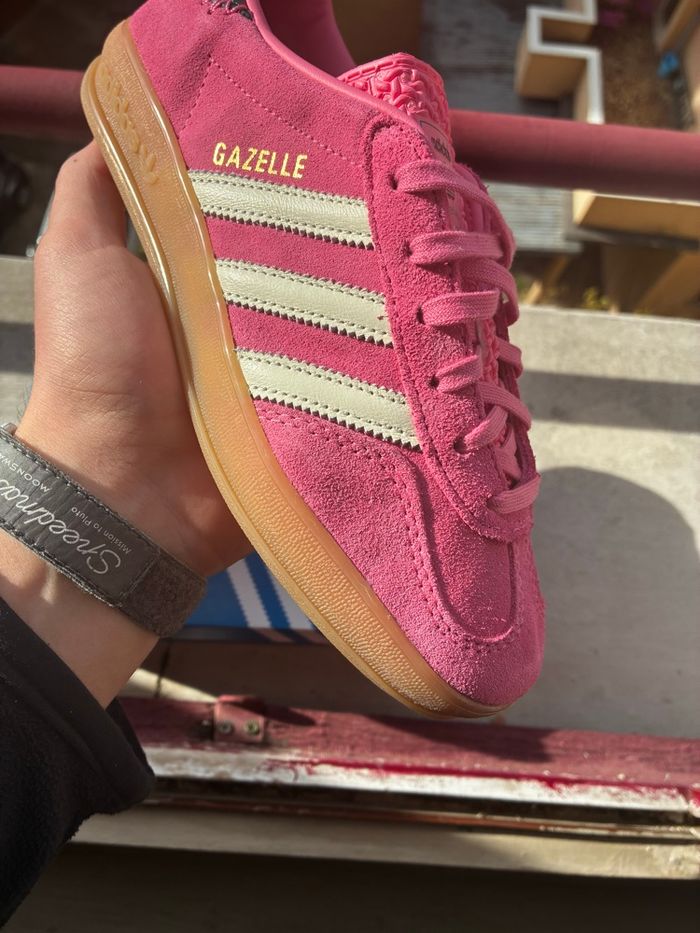 Adidas Gazelle Rose Tone/Off White/Collegiate Green - photo numéro 3