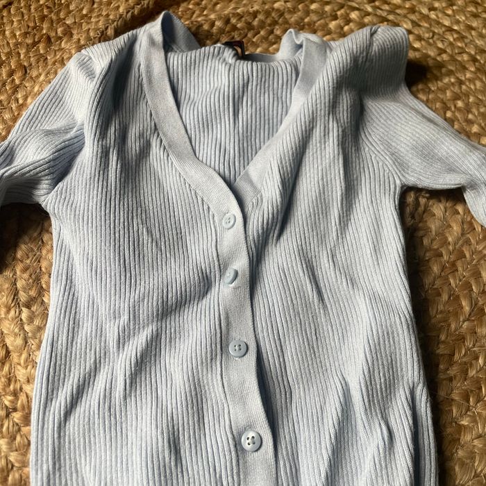 gilet bleu - photo numéro 2