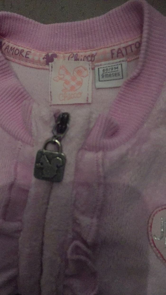 Jogging velours 9 mois CHICCO collection nuts - photo numéro 5