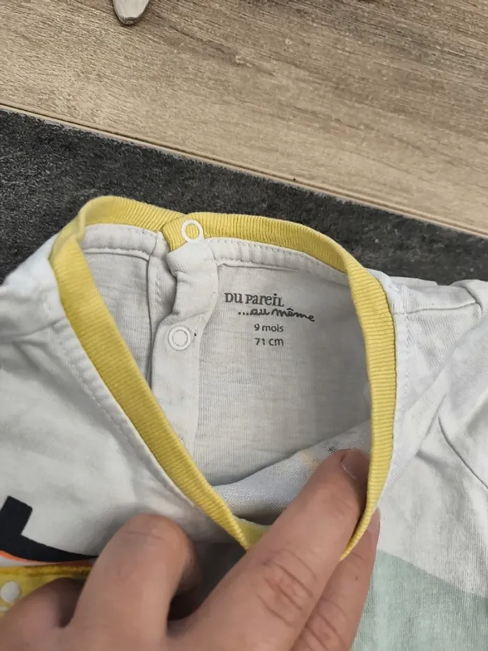 Combishort garçon 9 mois Dpam - photo numéro 7