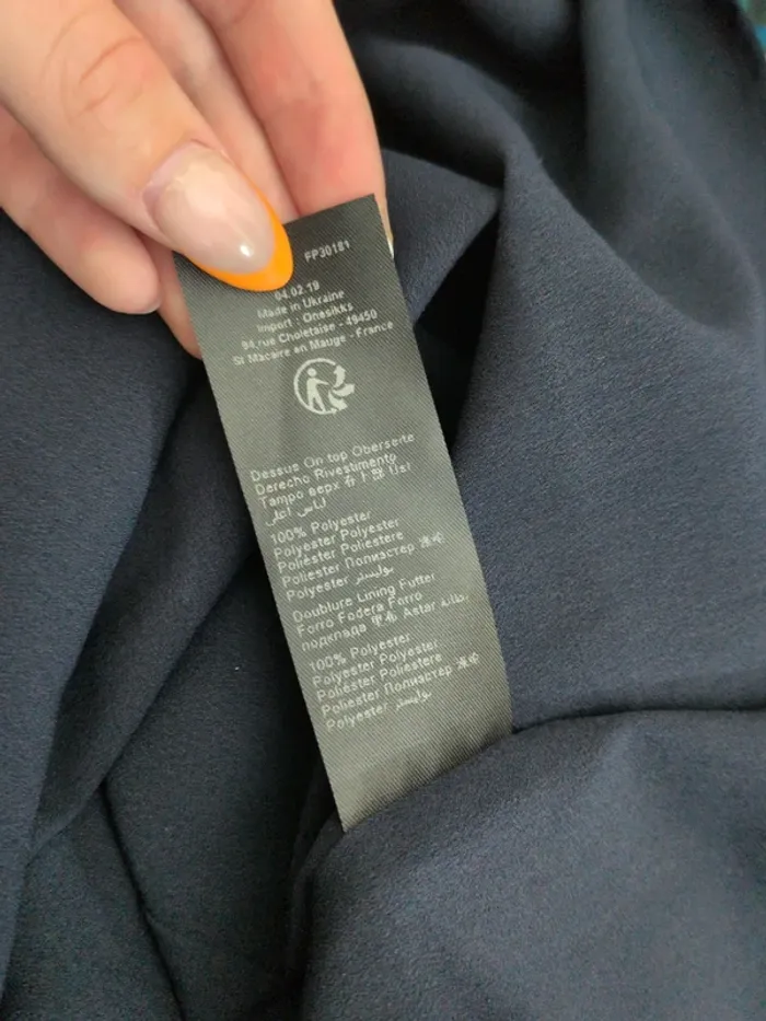 Robe One Step – Neuve avec étiquette – Taille 34 – Motifs floraux discrets - photo numéro 7