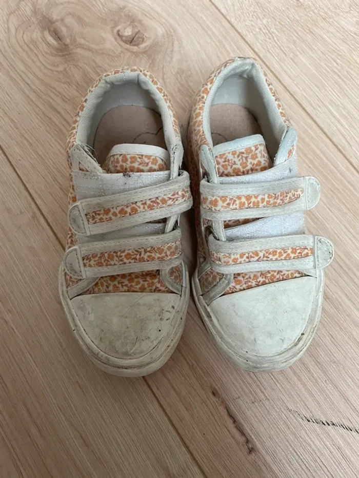 Baskets scratch Vertbaudet jaunes T25