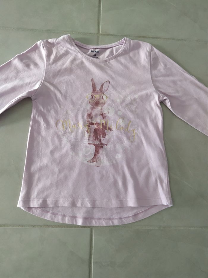 Tee-shirt manches longues fille 6 ans - photo numéro 2