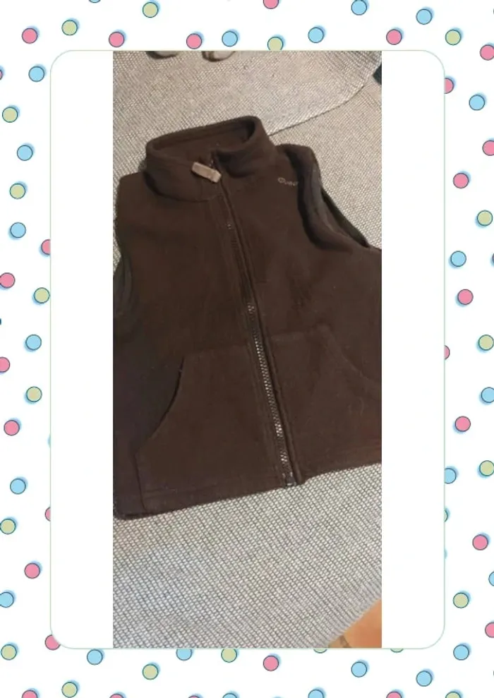 Gilet polaire sans manche