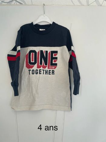 Tee-shirts manches longues 4 ans