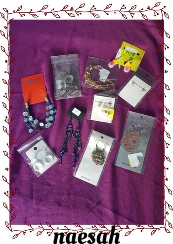 Lot de 10 paires de boucles d'oreilles fantaisie
