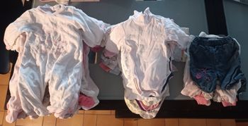 Lot n°3 vêtements fille 0 mois