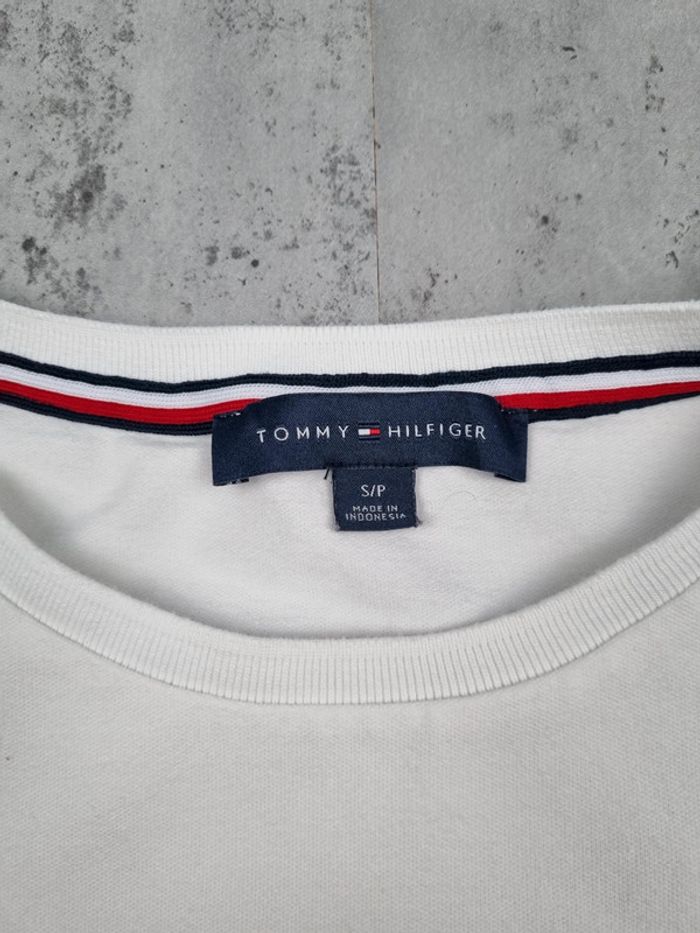 T-shirt blanc Tommy Hilfiger, S Femme (mesures en photos) - photo numéro 7