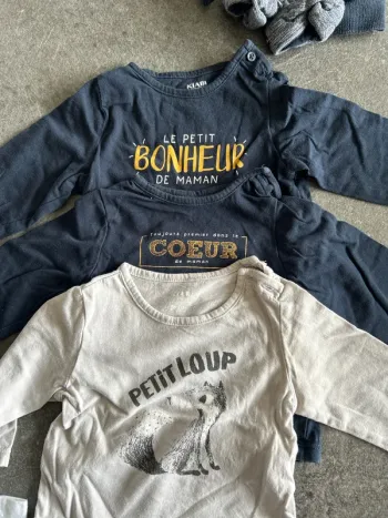 Lot de 3 tee-shirt manches longues 3 mois