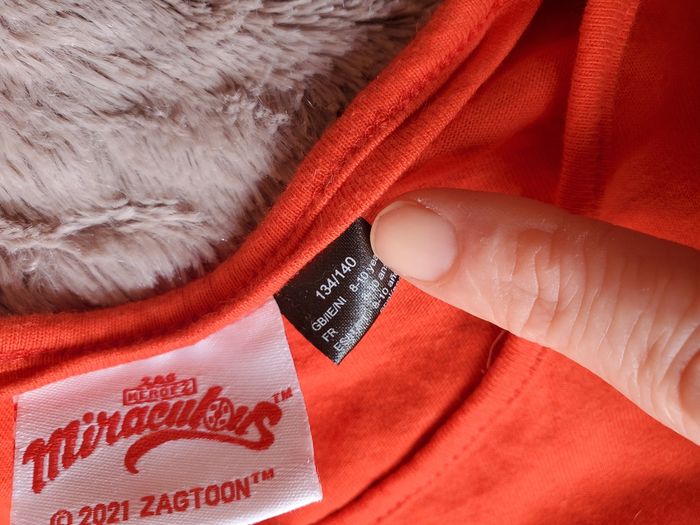 T-shirt mc 8-10 ans miraculous - photo numéro 2