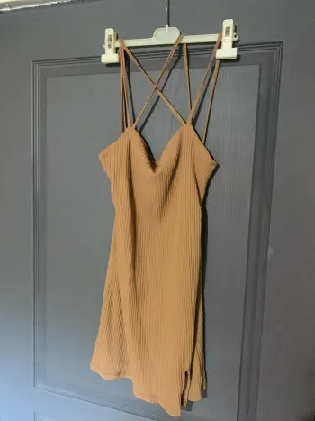 Mini robe côtelé Pull & Bear - Taille M
