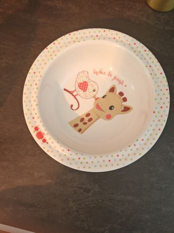 Assiette Sophie la girafe