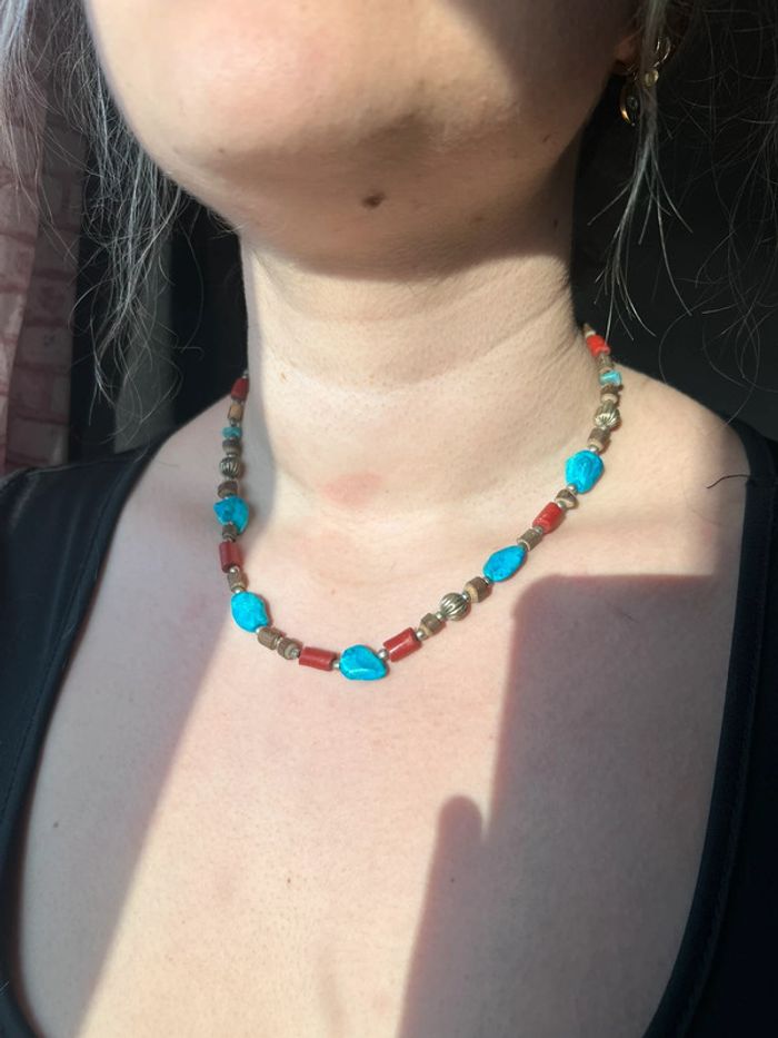 Collier perles de couleurs - photo numéro 2