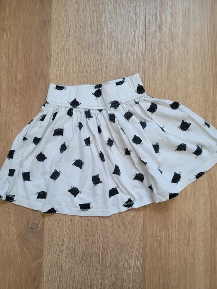 Jupe motifs chats Kiabi 3 ans