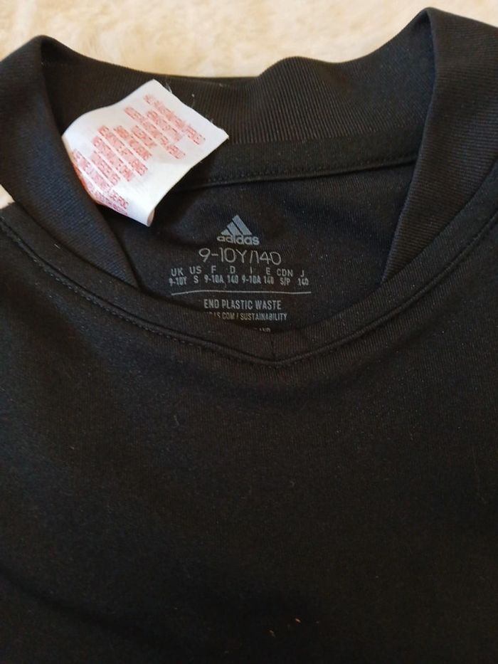 tee-shirt foot 9/10ans adidas garçon - photo numéro 3