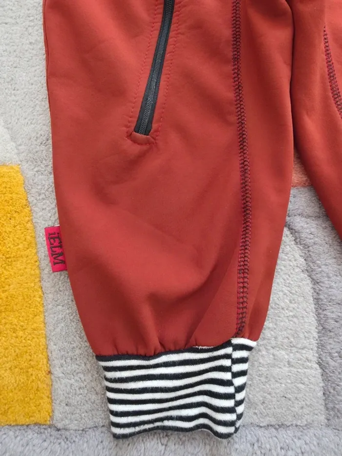 Combinaison softshell IELM 92cm marron brique manches marinières - photo numéro 2