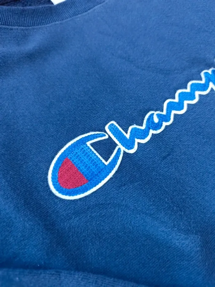 Sweat Vintage champion bleu M - photo numéro 4